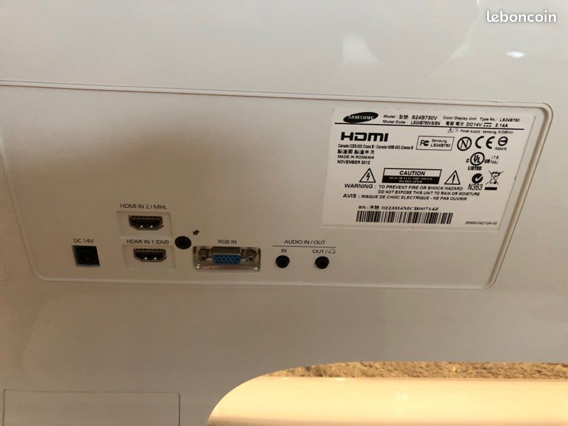 Écran LED monitor Samsung 24 pouces full HD (image 5)