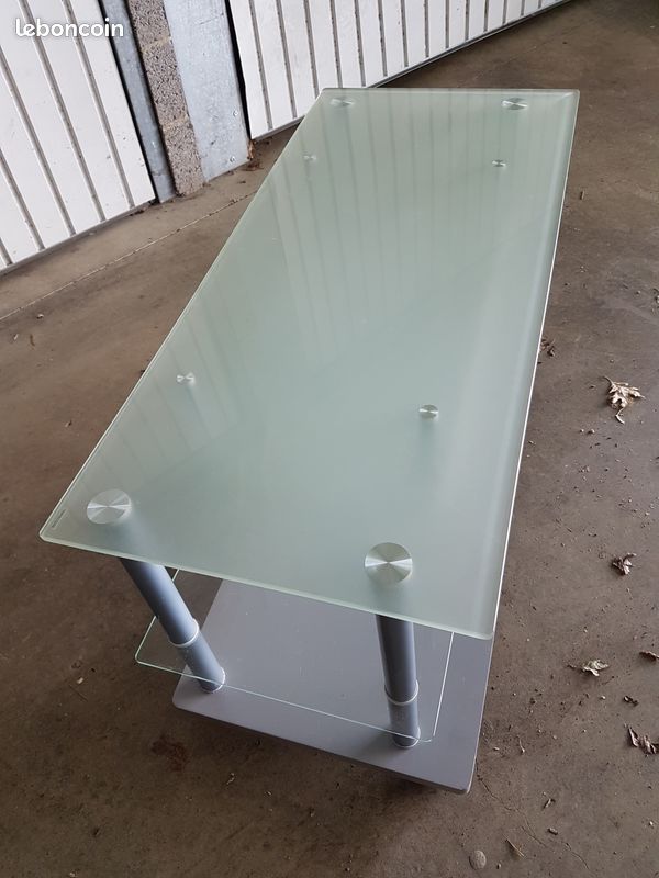 Table télé en verre (image 1)