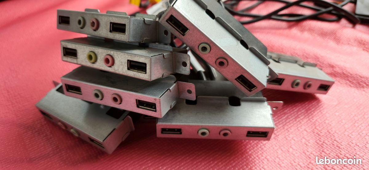 10 Panel Avant Lenovo ThinkCentre M58 Desktop Front I/O USB Audio Assembly- 43N9077 (image 2)