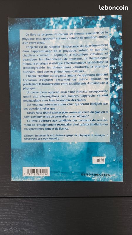 Toute la physique dans un verre d'eau (image 2)