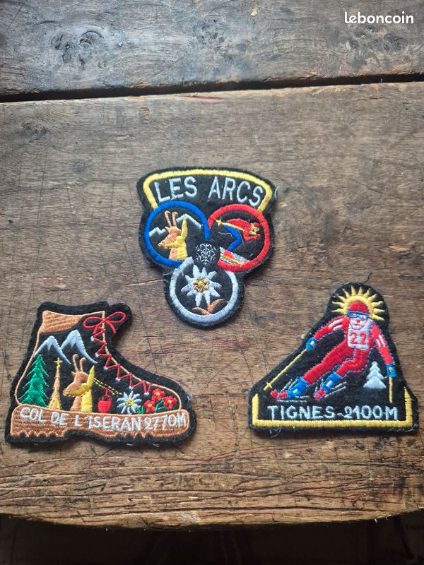 Écusson Brodé Ancien Ski Texas – Patch Vêtement Ou Customisation
