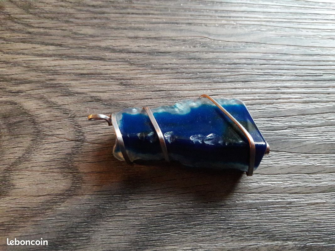 Grand pendentif vrais pierre ( 6cm ) (image 3)