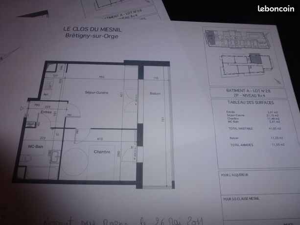 Appartement a louer bretigny-sur-orge - 2 pièce(s) - 42 m2 - Surfyn