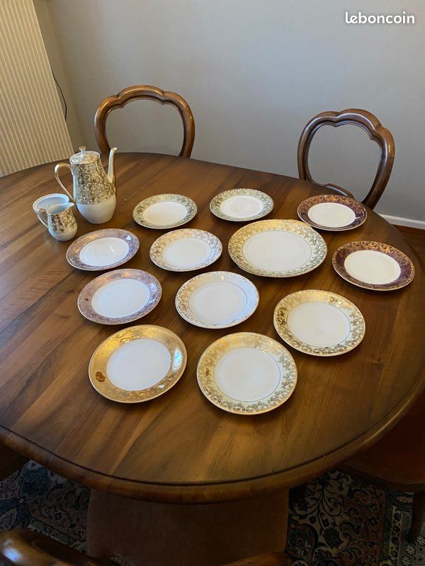 Service à gâteau porcelaine (image 1)