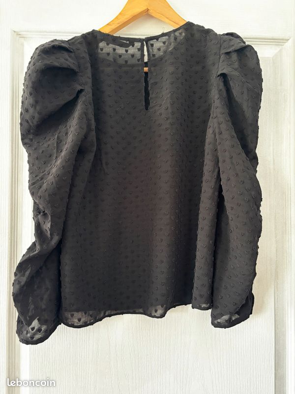 Sweater Pull Zara Manches Bouffantes Blouse Manches Bouffantes