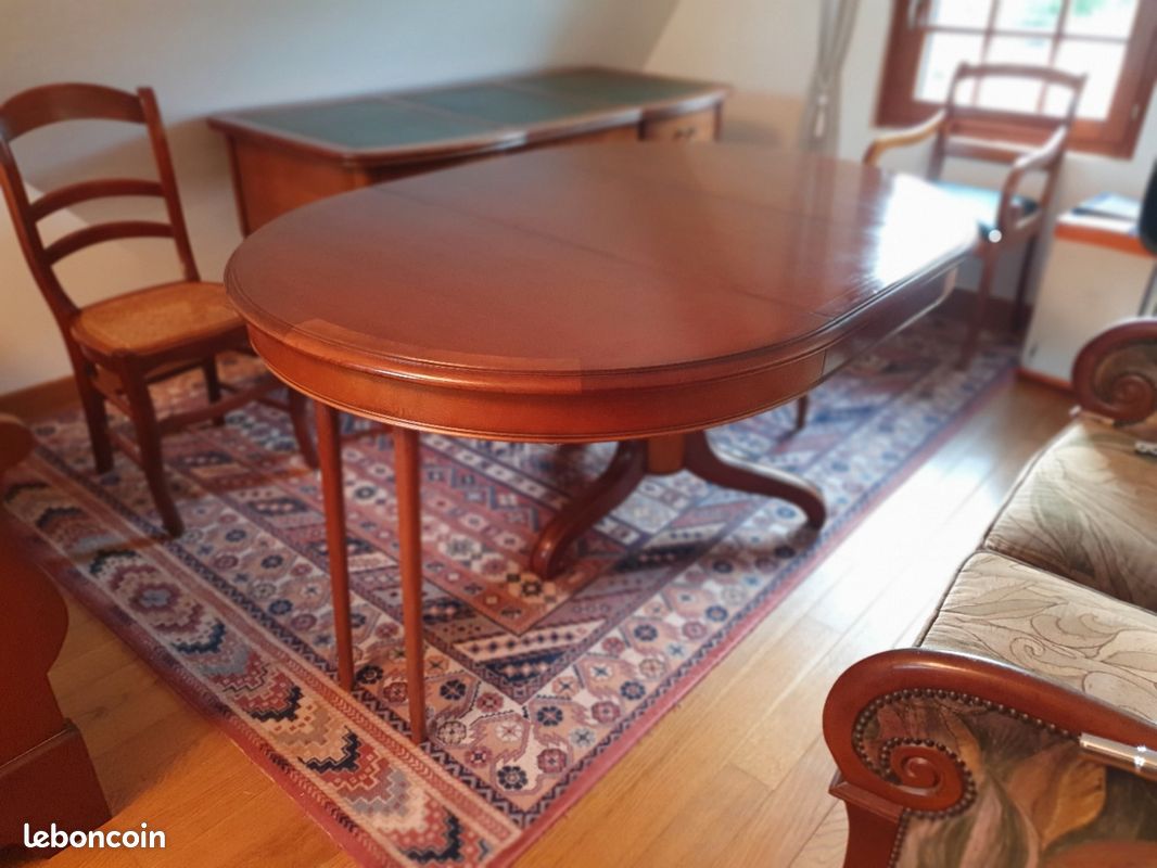 Table à manger style Louis Philippe en merisier (image 3)