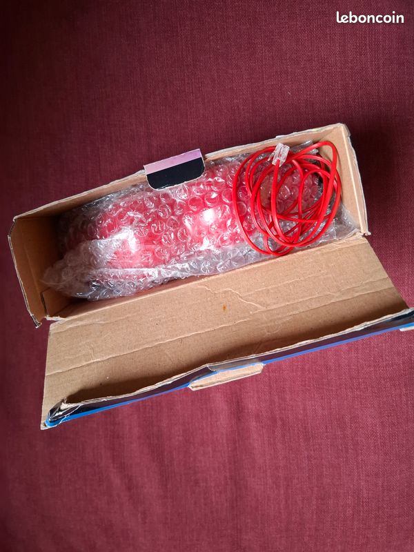 Téléphone Fixe Vintage Années 90 – Forme Bouche/langue Rouge – Rétro – Occasion