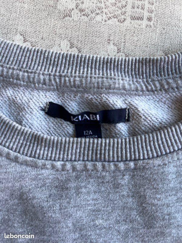 Pull mélange cachemire fille gris - Jonen