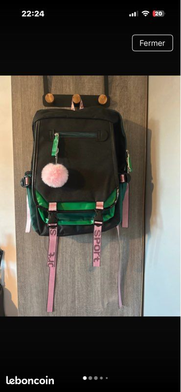 Tbeau sac a dos tendance style coréen (image 1)