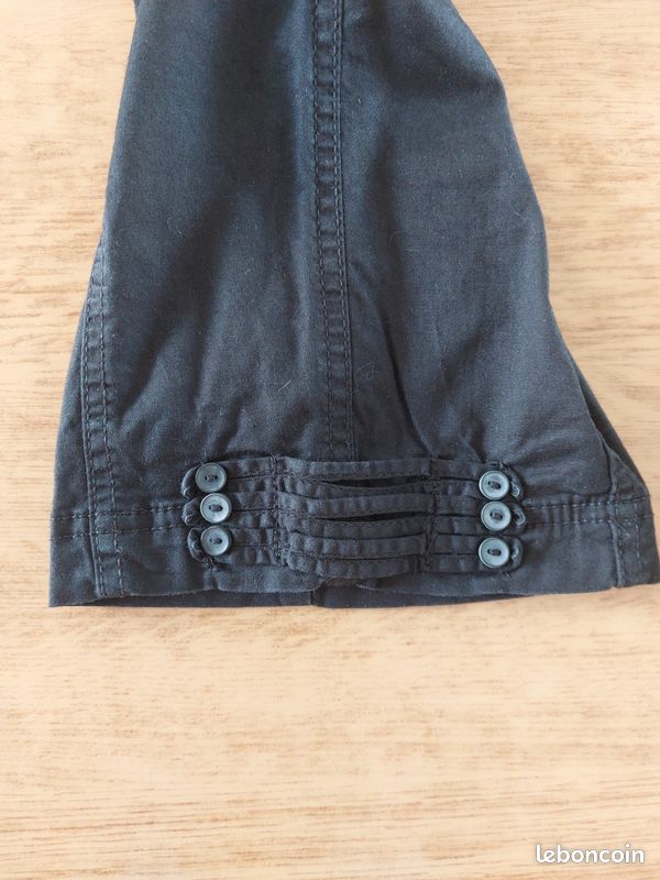 Pantacourt noir taille 42 (image 5)