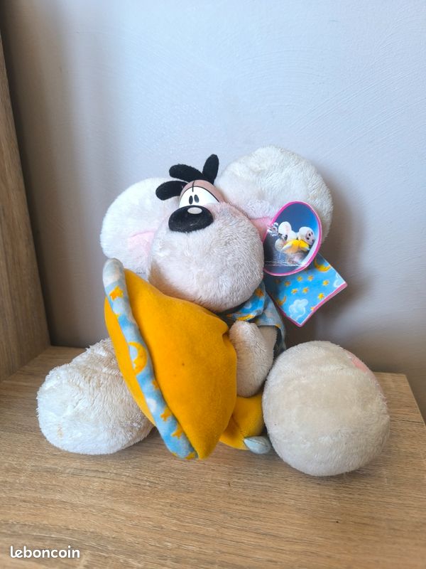 Peluche Diddl boîte à musique 30 cm (image 1)