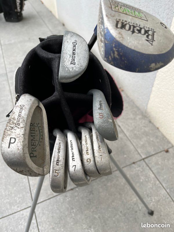 Sac de golf + chariot + série (image 8)