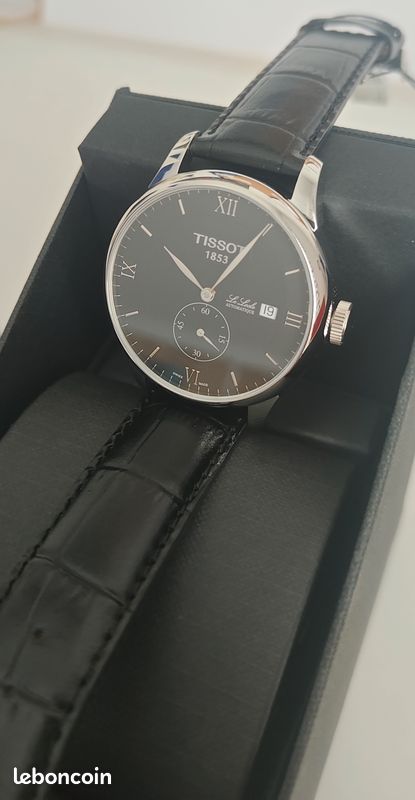 Montre Tissot Le Locle Automatique – Cadran Noir – 39 Mm – Occasion – Parfait état