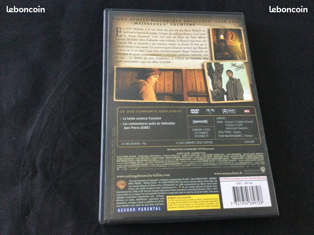 Dvd Un long dimanche de fiançailles (image 2)