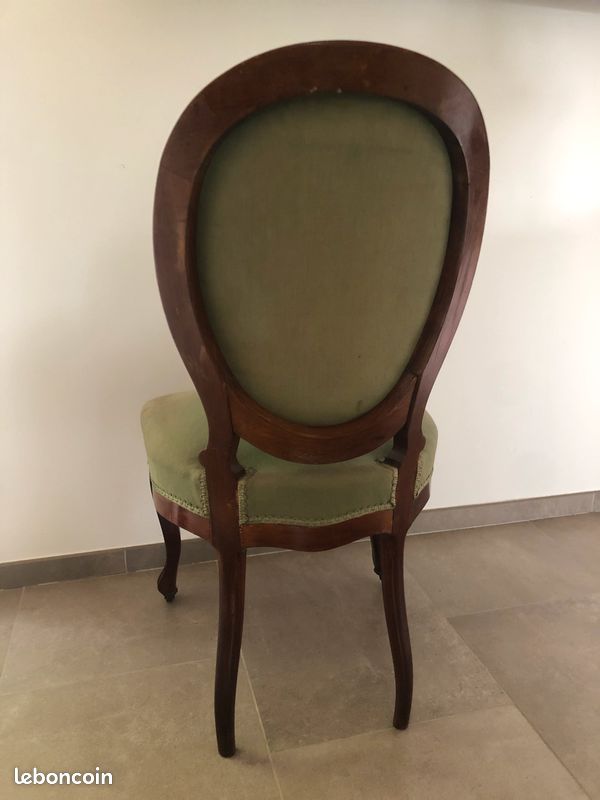 Chaise médaillon verte (image 3)