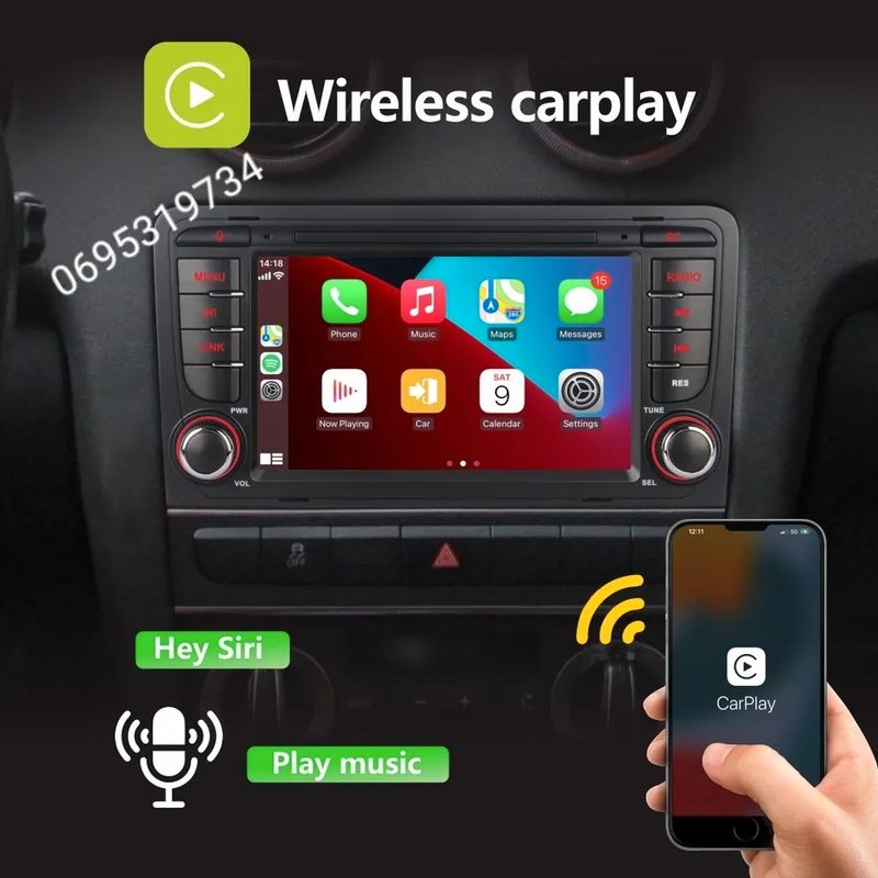 Autoradio GPS Audi TT mk2 Carplay Alkadyn haut de gamme - Équipement auto