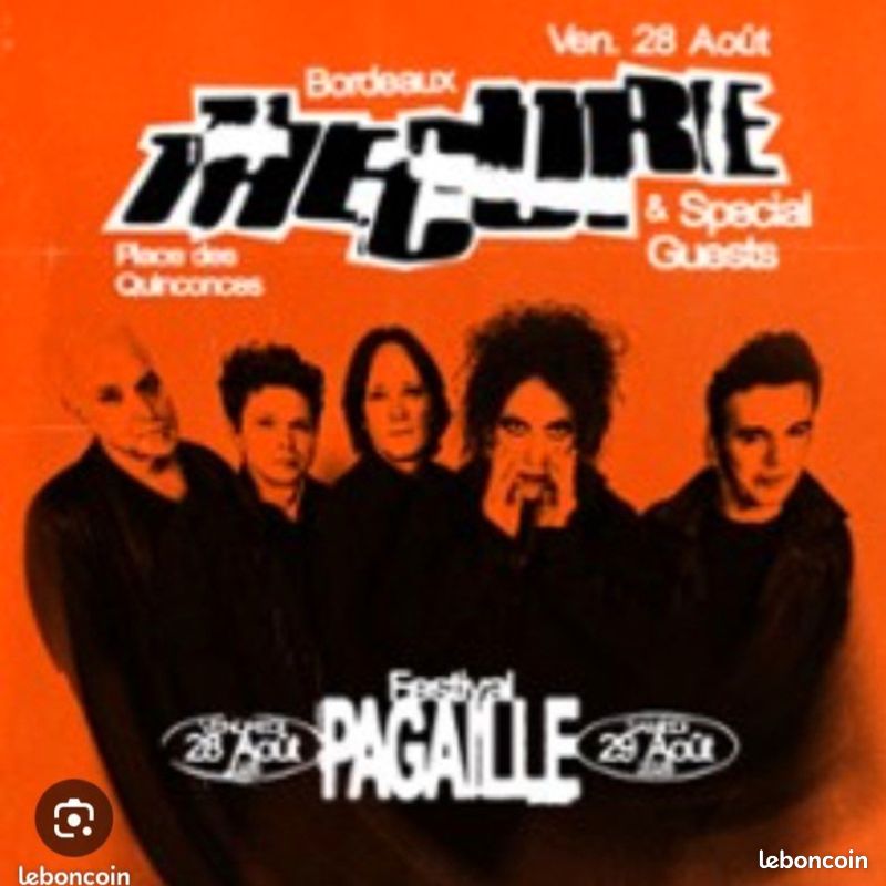 Billets festival Pagailles The Cure 28/08 (image 1)