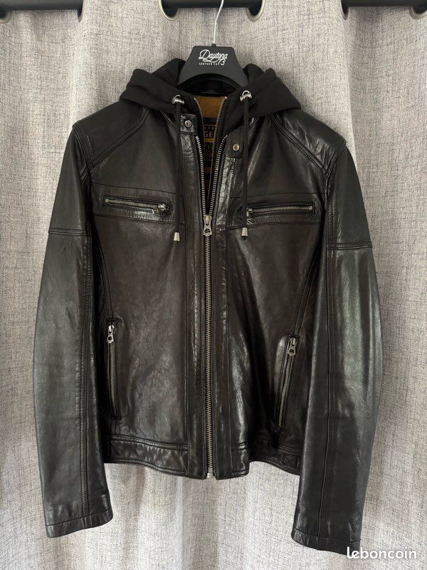 Veste neuve cuir DAYTONA 73 moto (image 4)