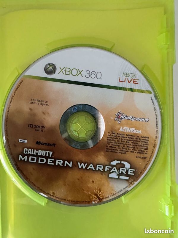Jeu vidéo Xbox 360 Call of Duty Modern Warfare 2 ( 2009 ) PAL / comple – La Roue du Passé