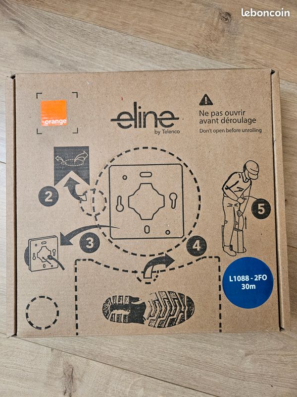 Kit fibre optique DTIO Eline 30m neuf (image 1)