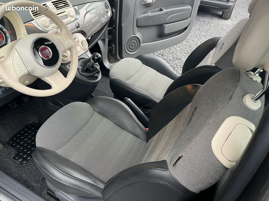 FIAT 500 1L2 69ch cabriolet / 2013 / 90000 km (image 5)