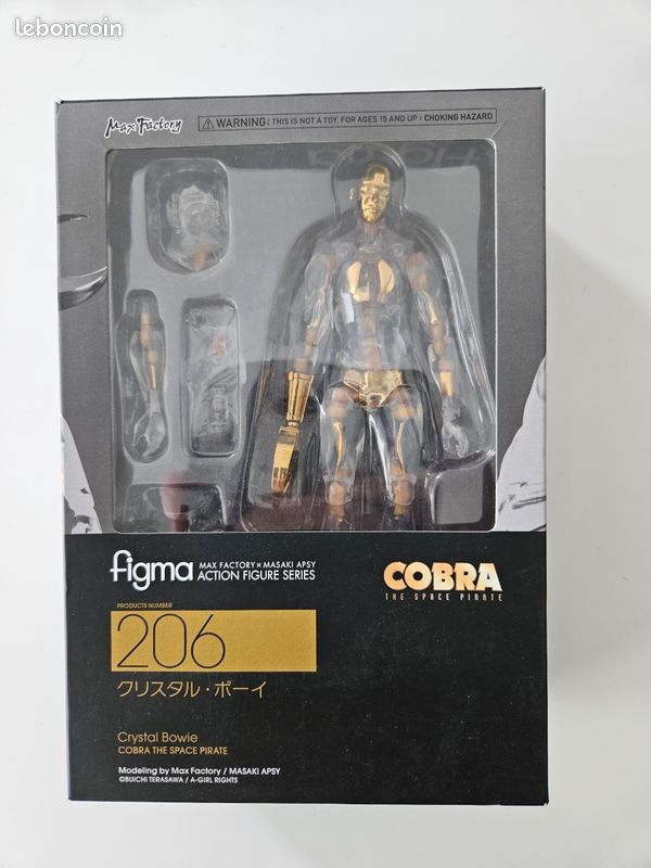 figma 206 COBRA THE SPACE PIRATE Crystal Bowie (non-scale PVC Figure