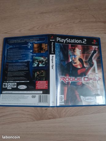 Jeu Rogue Ops PS2 Complet PAL FR - Boîte Et Notice Incluses - Bon état