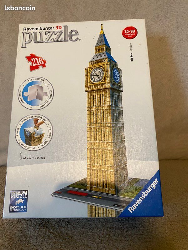 Puzzle 3D Big Ben (image 1)