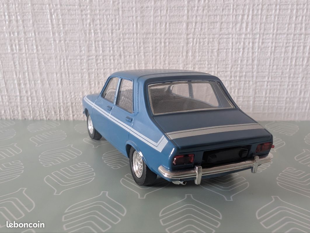 RENAULT 12 R12 Gordini 1971 bleu de France diecast model car 185211