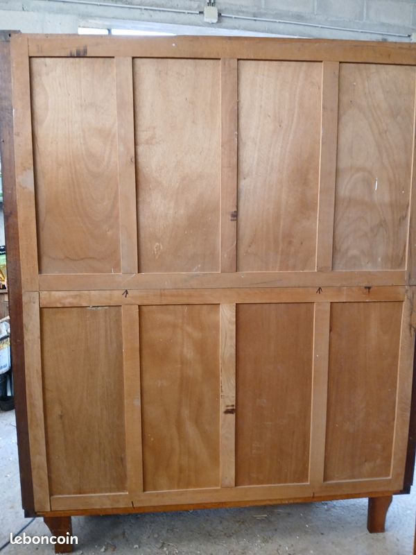 Armoire et Lit 140/190 en bois (image 3)