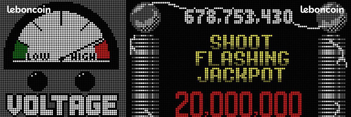 Afficheur LED Couleur Pin2dmd Pour Flipper - Neuf