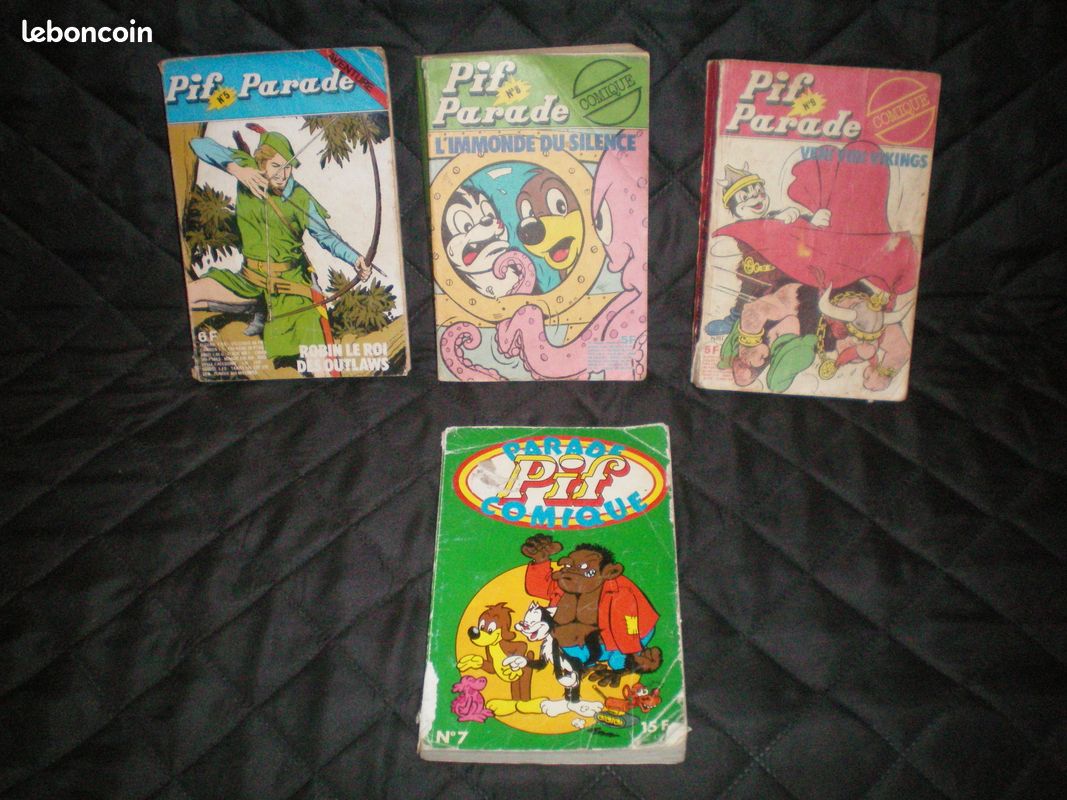 4 Albums BD Pif parade (image 1)