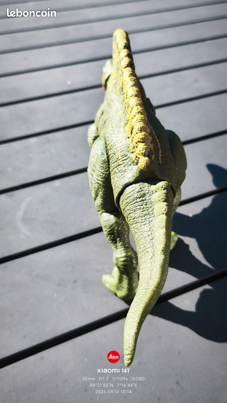 Figurine dinosaure d'un Ouranosaure de la collection officielle Jurassic World par Mattel de 30 cm (image 4)