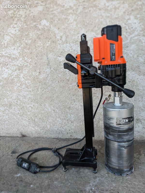 Carotteuse avec support et foret 160mm (image 2)