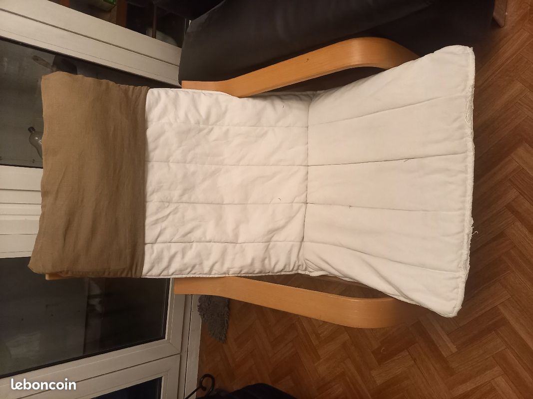 Fauteuil blanc de marque IKEA (image 1)