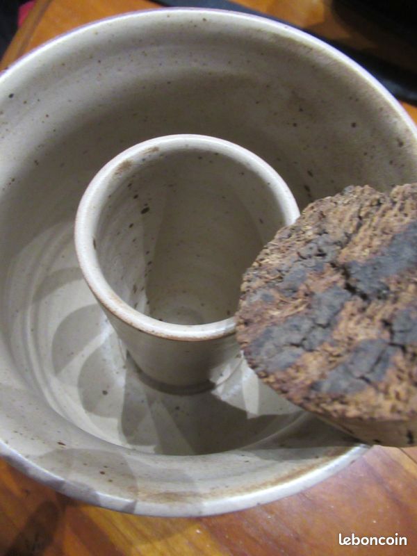 Pichet en grès avec réserve à glaçons (image 3)