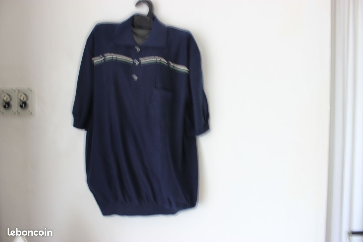 Polo homme manche courte taille 5 (image 1)