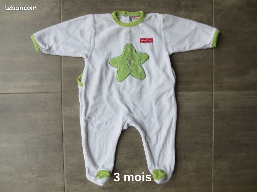 Lot de 5 pyjamas bébé 3 mois (image 14)