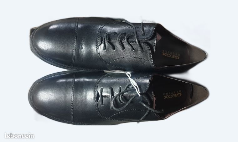 CHAUSSURES CUIR HOMME Noir TBE Marque NPO 45 EUR 12,00 - FR