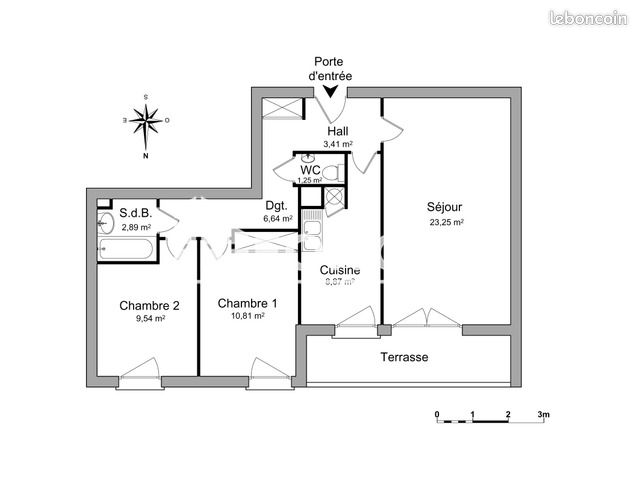 Appartement a louer schiltigheim - 3 pièce(s) - 66 m2 - Surfyn