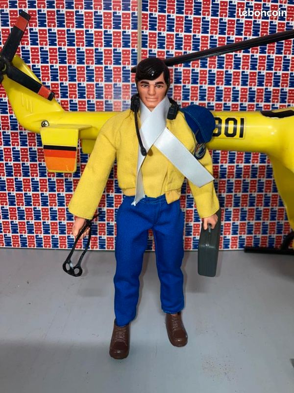 MATTEL BIG JIM panoplie vintage tenue de chef n°7397