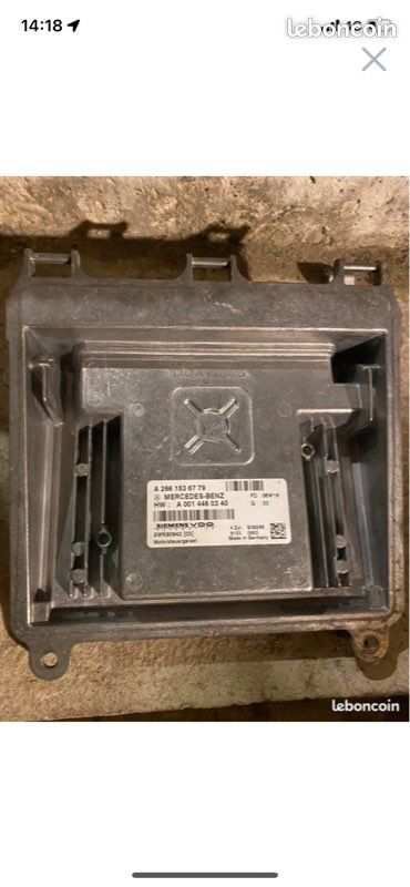 Unité de contrôle calculateur moteur Mercedes W169 Essence (image 2)