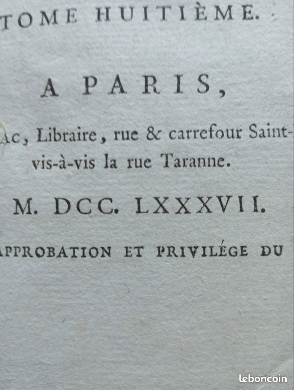Ed. 1787, Théâtre des grecs - P. Brumoy - tome 8 et tome 9, chez Cussac Libraire (image 13)