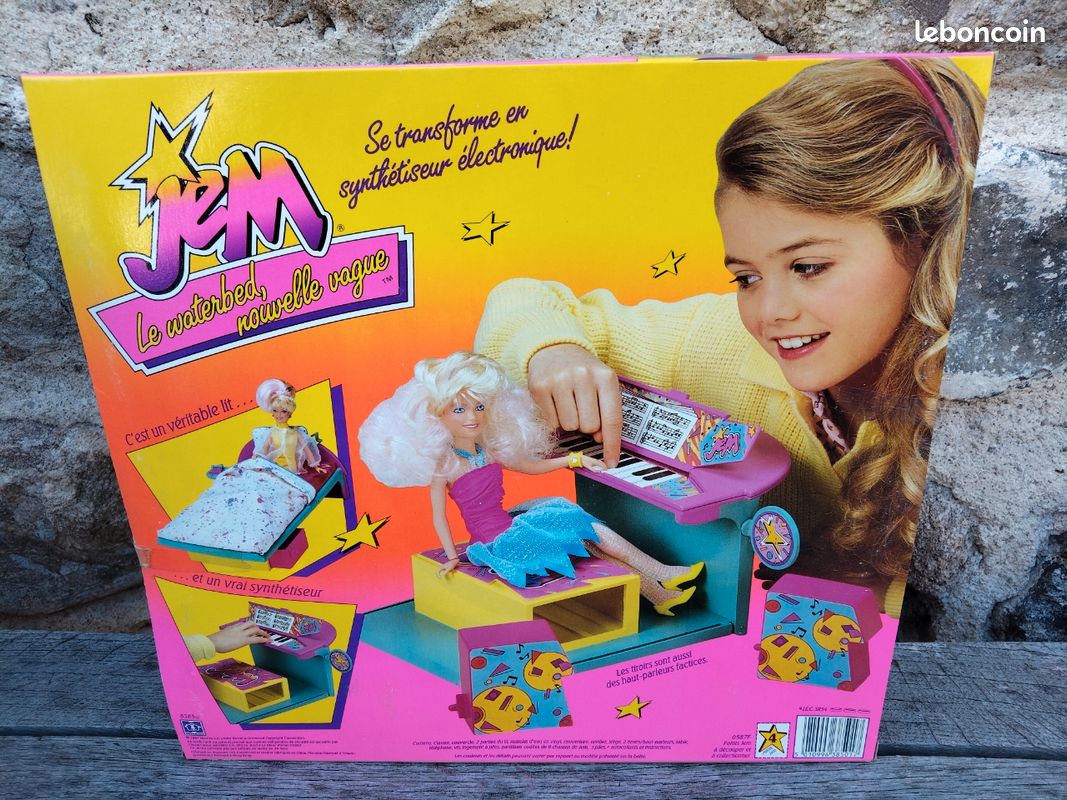 Playset Jem et les Hologrammes Le Waterbed, nouvelle vague Vintage Hasbro (Schreib-)Tische