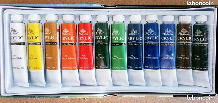 PHOENIX Lot De 6 Toiles Tendues Professionnelles Pour Peinture – 27,9 X 35,6 Cm – Profil De 1,9 Cm – 100 % Coton – 325 Ml – Toiles Vierges Vierges D'artiste Blanches à Triple Apprêt Pour Peintures à