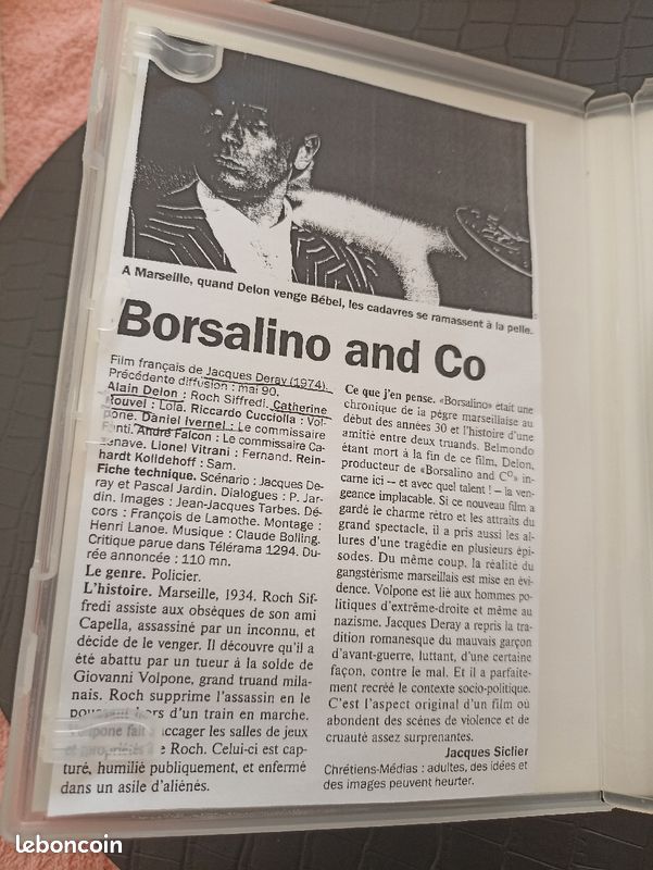 Borsalino & Co Alain Delon DVD (image 3)