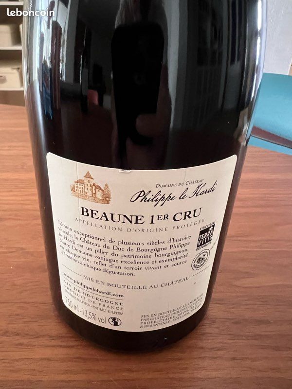 Beaune 1er Cru Philippe Le Hardi 2018 rouge (image 4)