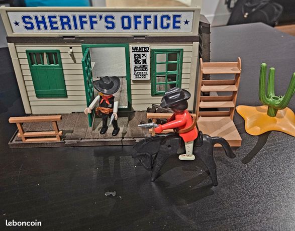 Lot 2 bâtiments western type Starlux Britains Saloon post - Jeux & Jouets