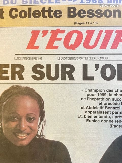 Sport, Eunice BARBER championne des champions 1999 (image 2)