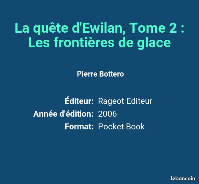 La quête d'Ewilan, Tome 2 : Les frontières de glace - Pierre Bottero (image 2)